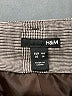 H&M Houndstooth Gray Formal Skirt Size 14 - photo 4