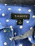 Talbots Polka Dots Blue Long Sleeve Button-Down Shirt Size S - photo 7