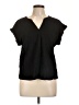 Bobeau Black Short Sleeve Blouse Size L - photo 1