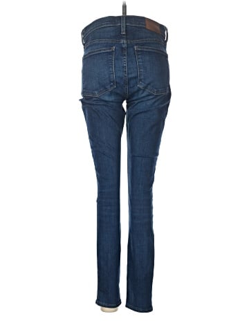Madewell 9" Mid-Rise Skinny Jeans in Hayes Wash: Button-Front Edition (view 2)