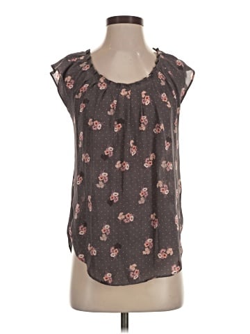 LC Lauren Conrad Short Sleeve Blouse (view 1)