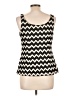 Alex Evenings Black Sleeveless Top Size L - photo 2