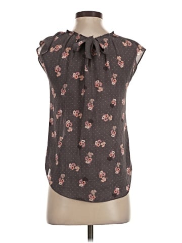 LC Lauren Conrad Short Sleeve Blouse (view 2)