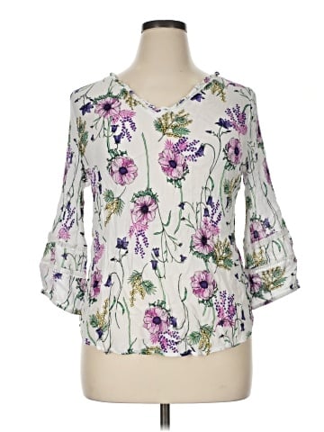 Liz Claiborne 3/4 Sleeve Blouse (view 1)
