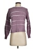 CAbi 100% Cotton Stripes Purple Pullover Sweater Size S - photo 1