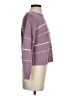 CAbi 100% Cotton Stripes Purple Pullover Sweater Size S - photo 4