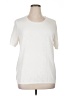Ann Taylor Ivory Short Sleeve Top Size XL - photo 1