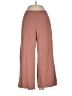 Amour Vert Solid Brown Casual Pants Size M - photo 1