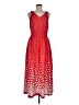 Anthony Richards 100% Polyester Polka Dots Red Casual Dress Size M - photo 1
