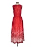 Anthony Richards 100% Polyester Polka Dots Red Casual Dress Size M - photo 2