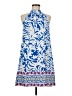 MSK Print Blue Casual Dress Size M - photo 1
