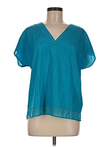 DKNY Short Sleeve Blouse (view 1)