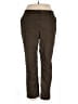 Talbots Solid Brown Casual Pants Size 18W - photo 1