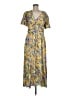 Umgee Paisley Yellow Casual Dress Size M - photo 1