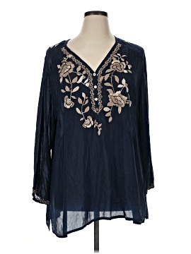Johnny Was 3/4 Sleeve Blouse
