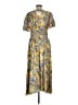 Umgee Paisley Yellow Casual Dress Size M - photo 2