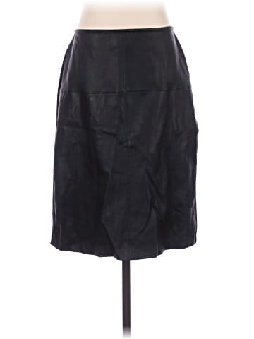 St. John Collection Faux Leather Skirt (view 1)