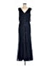 Aidan Mattox 100% Polyester Blue Cocktail Dress Size 10 - photo 1