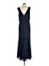 Aidan Mattox 100% Polyester Blue Cocktail Dress Size 10 - photo 2