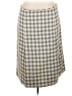 J.Crew Checkered-gingham Gray Formal Skirt Size 16 - photo 1