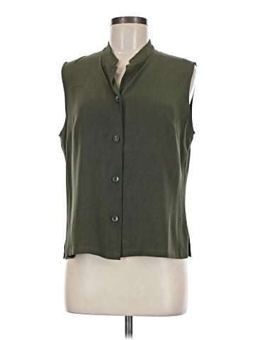 Charter Club Sleeveless Silk Top (view 1)
