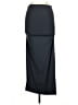 Zara Solid Gray Casual Skirt Size L - photo 2