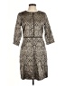 oasis Animal Print Gray Cocktail Dress Size EU 38 / US 8 - photo 1