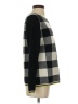 Lands' End 100% Cashmere Checkered-gingham Black Cashmere Pullover Sweater Size S - photo 4