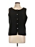 Belldini 100% Polyester Black Sleeveless Blouse Size L - photo 1