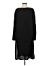 Eileen Fisher Solid Black Casual Dress Size S - photo 2
