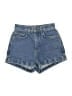 American Apparel 100% Cotton Blue Denim Shorts Size 25 waist - photo 1