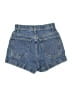American Apparel 100% Cotton Blue Denim Shorts Size 25 waist - photo 2