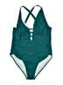 Unbranded Solid Teal One Piece Swimsuit Size 16 - photo 1