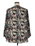 Tahari 100% Polyester Floral Black 3/4 Sleeve Blouse Size XL - photo 2