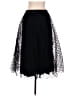 NISSA 100% Polyester Polka Dots Black Formal Skirt Size 10 - photo 2