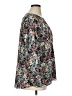 Tahari 100% Polyester Floral Black 3/4 Sleeve Blouse Size XL - photo 4