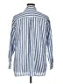Old Navy Stripes Blue 3/4 Sleeve Button-Down Shirt Size XL - photo 2