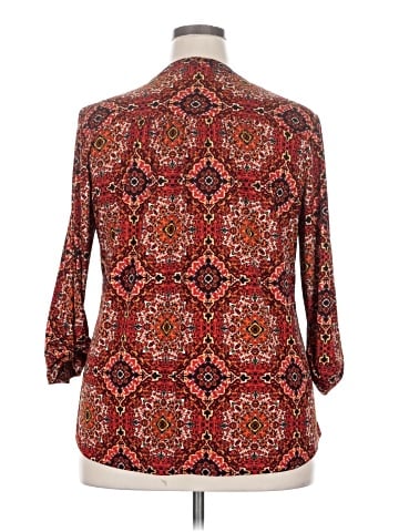 Roz & Ali 3/4 Sleeve Blouse (view 2)