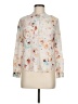 Rebecca Taylor Floral Ivory Long Sleeve Blouse Size 6 - photo 1
