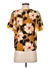 Eva Franco 100% Polyester Yellow Short Sleeve Blouse Size 4 - photo 2