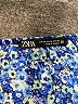 Zara Blue Casual Dress Size M - photo 4