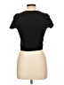 TNA Black Short Sleeve Turtleneck Size L - photo 2