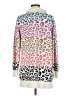 Soft Surroundings Animal Print Ivory Pullover Sweater Size M - photo 2