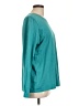 Lands' End 100% Cotton Teal Long Sleeve Top Size L - photo 4
