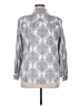 Talbots Paisley Silver Long Sleeve Button-Down Shirt Size 14 - photo 2