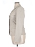 Elie Tahari Solid Stripes Tan Gray Blazer Size 14 - photo 5