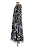 Ann Taylor LOFT 100% Polyester Paisley Blue Casual Dress Size 12 - photo 5