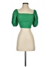 Shein Green Short Sleeve Top Size S - photo 1