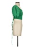 Shein Green Short Sleeve Top Size S - photo 4