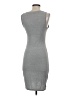 Leith Solid Gray Casual Dress Size S - photo 2